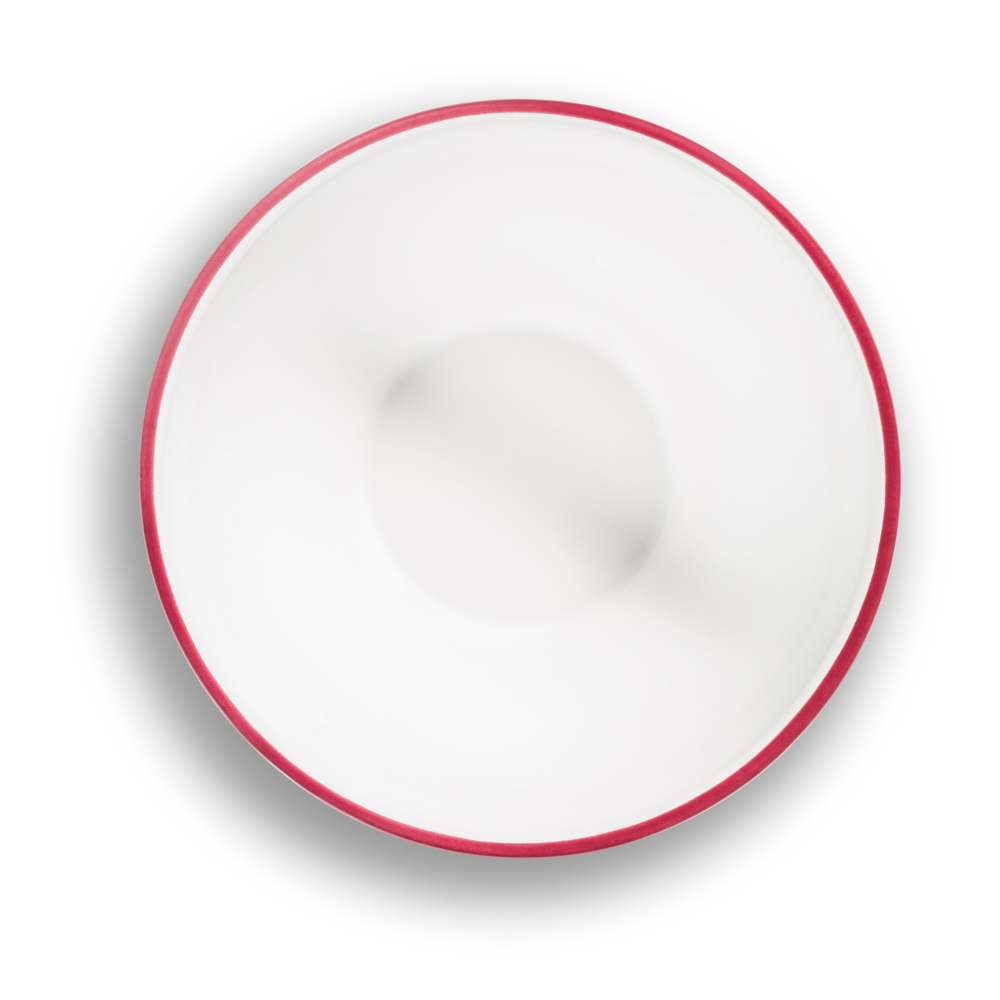 Bordeauxrot Hirsch, Müslischale groß (Ø 14cm) - Gmundner Keramik