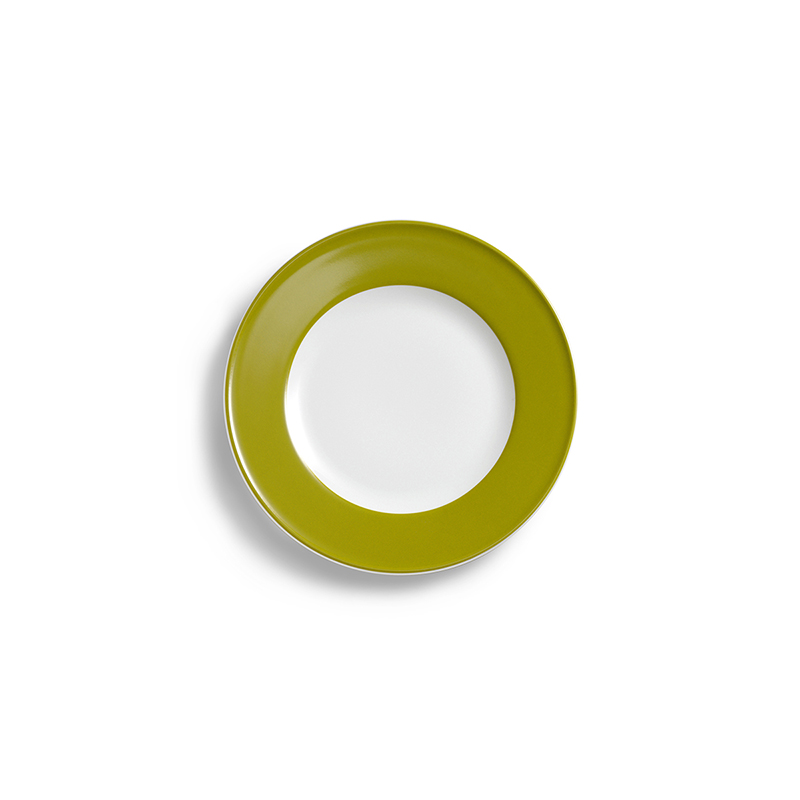 Teller flach 17 cm Fahne Solid Color Oliv Dibbern