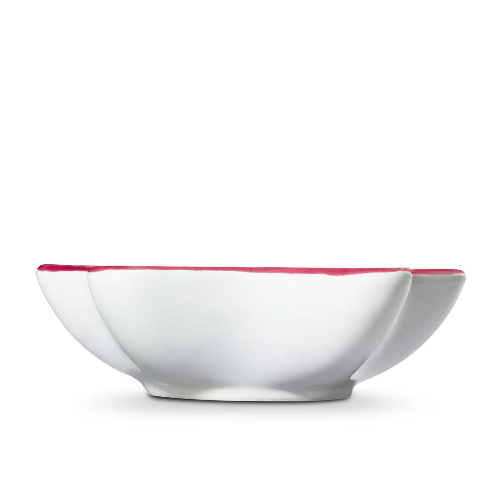 Bordeauxrot Hirsch, Sternschale (L 14cm) - Gmundner Keramik