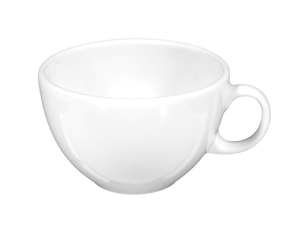 Milchkaffee-Obertasse 1164 0,37 l VIP. Weiss Seltmann Weiden