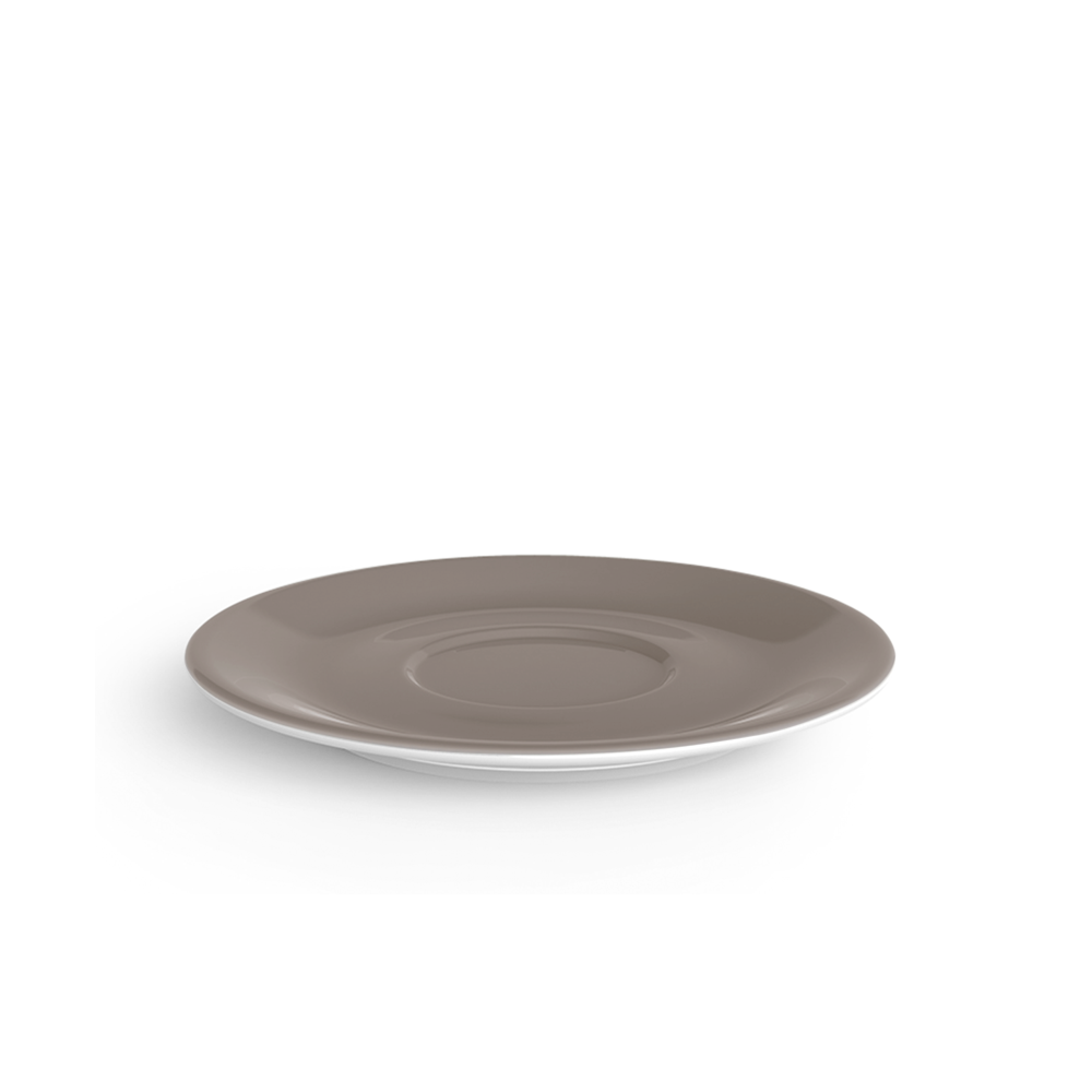 Jumbo-Untertasse Solid Color Kiesel Dibbern