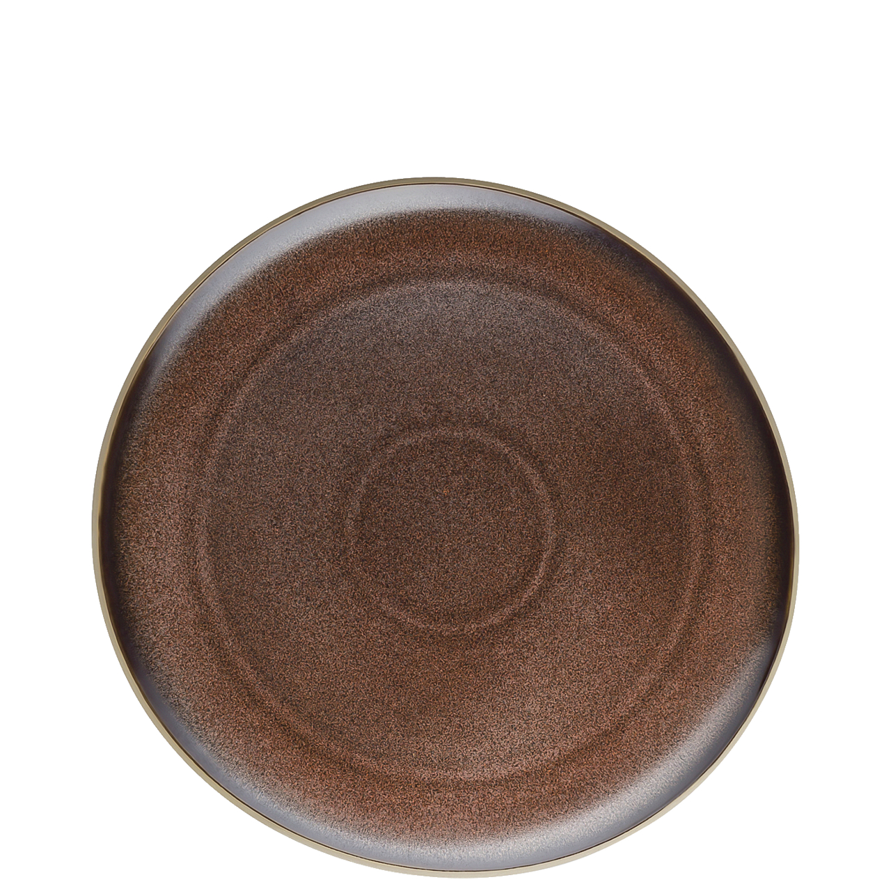Teller flach 27 cm Junto Bronze Rosenthal