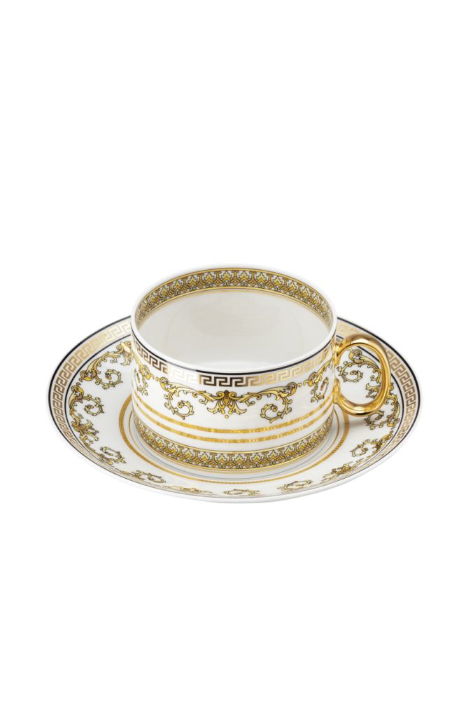 Teetasse 2-tlg. Versace Virtus Gala White Versace by Rosenthal