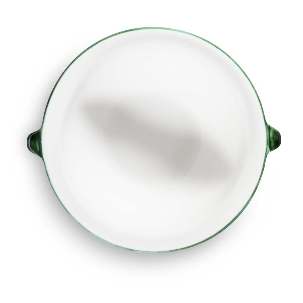 Grüner Hirsch, Weitling (Ø 25cm) - Gmundner Keramik