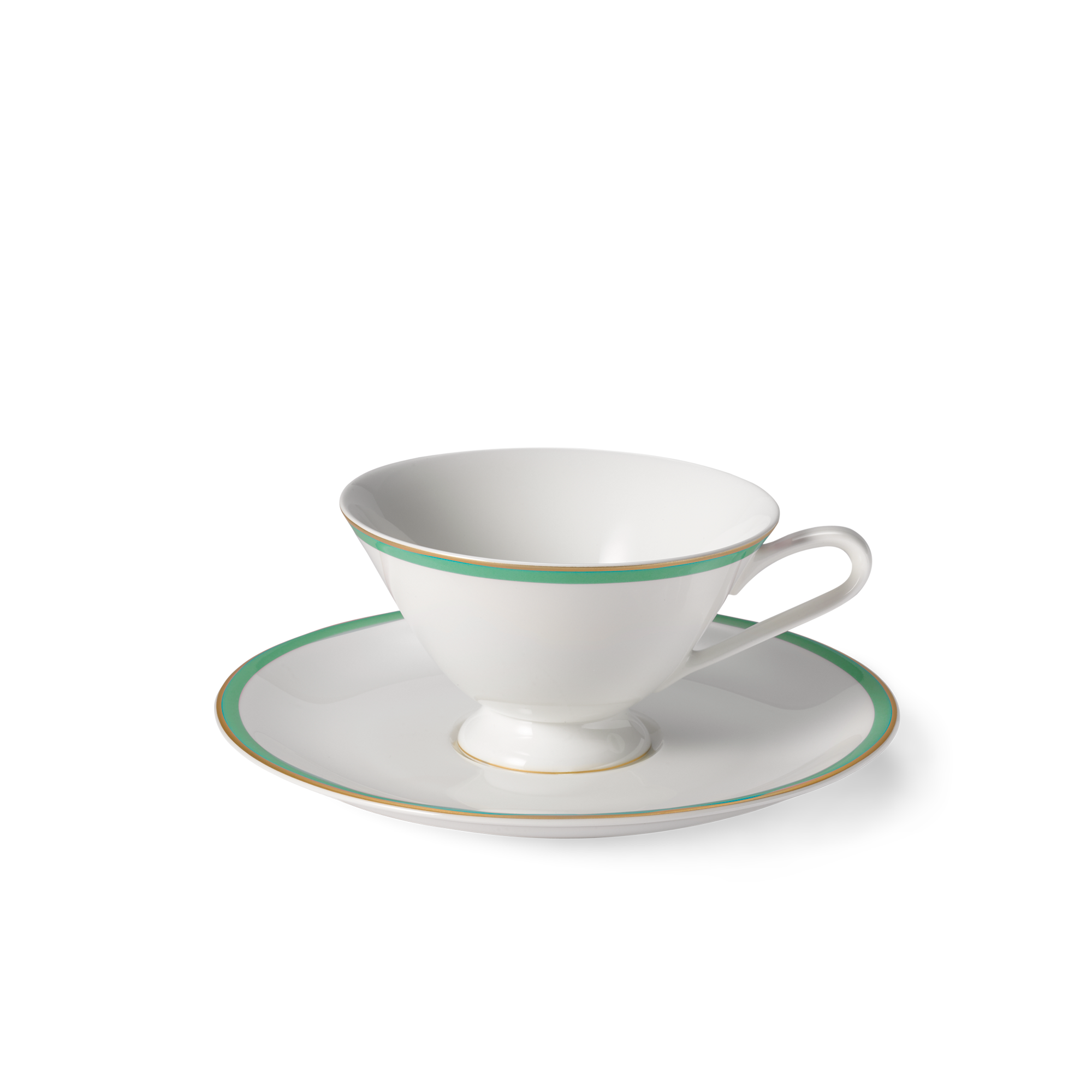 Kaffee-/Tee-Obertasse 0,20 l Heritage Colour Gold/Mint Dibbern