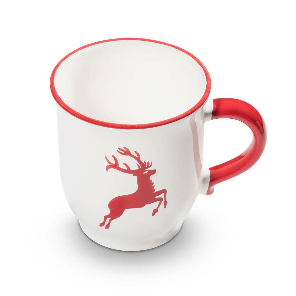 Rubinroter Hirsch, Schokotasse (0,3L) - Gmundner Keramik
