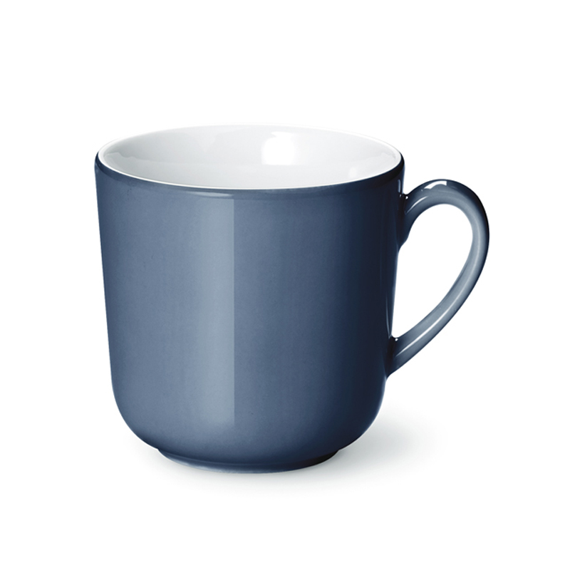 Becher mit Henkel 0,32 l Solid Color Indigo Dibbern