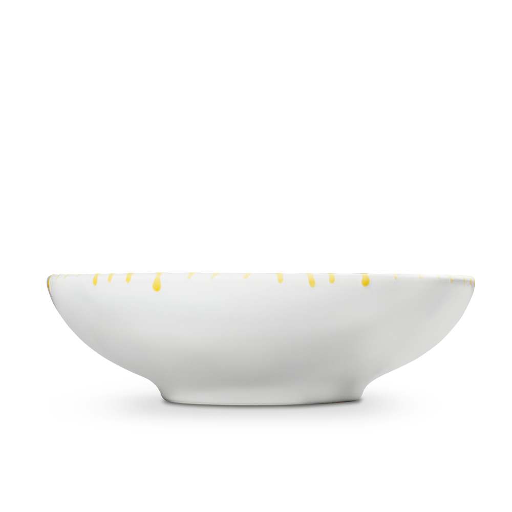 Gelbgeflammt, Schale (Ø 17cm) - Gmundner Keramik
