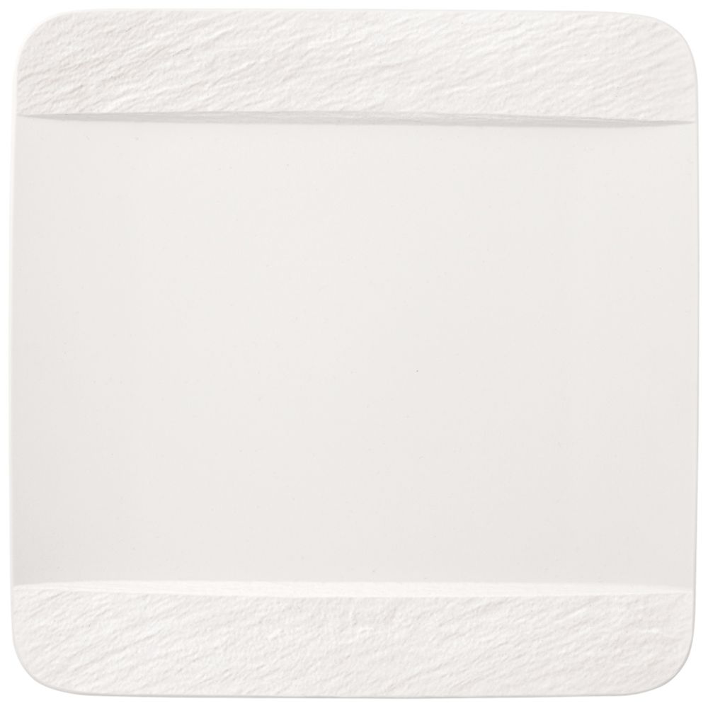Speiseteller quadratisch 28x28x2cm Manufacture Rock blanc Villeroy und Boch