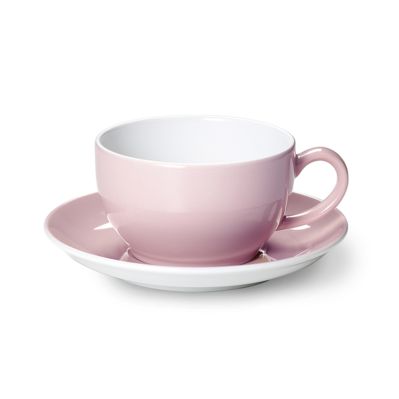 Cappuccino-Untertasse Solid Color Zartrosa Dibbern