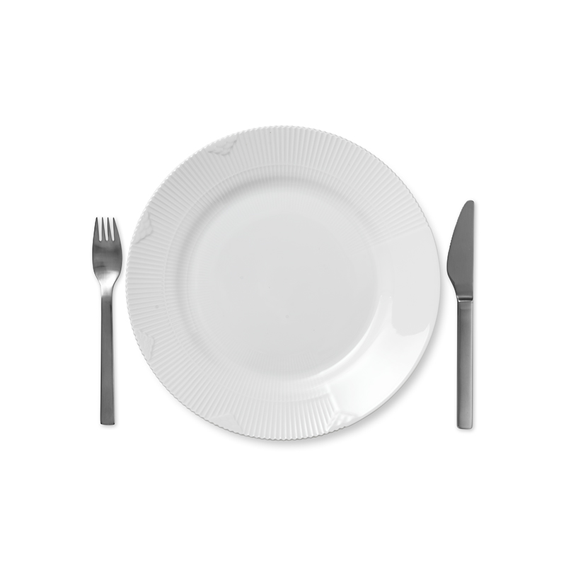 Speiseteller - 26 cm White Elements Royal Copenhagen