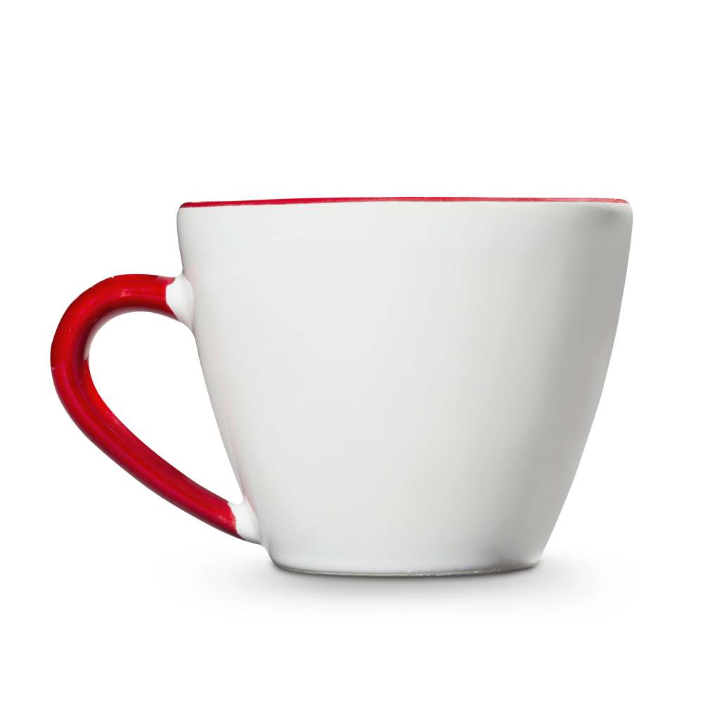 Rubinroter Hirsch Cappuccino Tasse (0,16L) - Gmundner Keramik