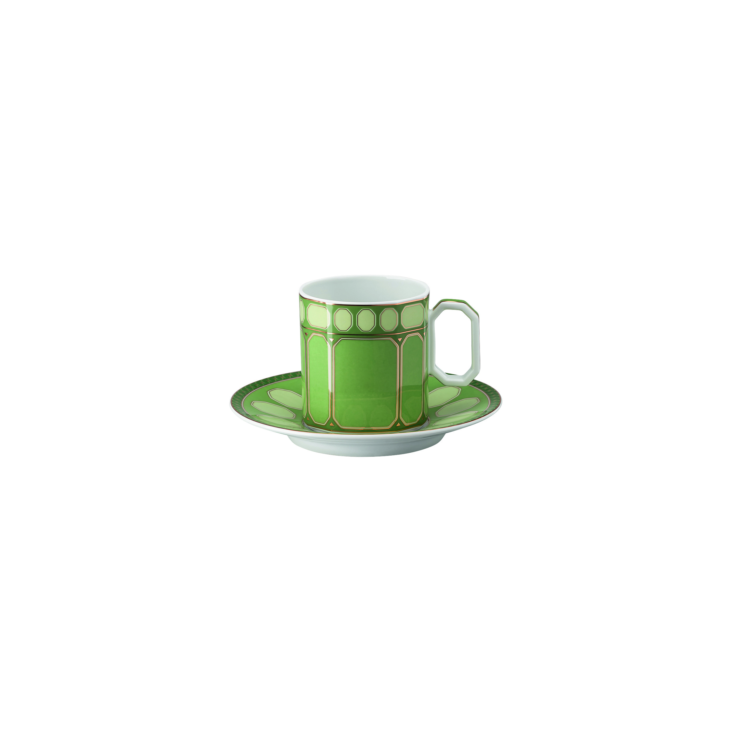 Kaffeetasse 2-tlg. Signum Fern Rosenthal x Swarovski