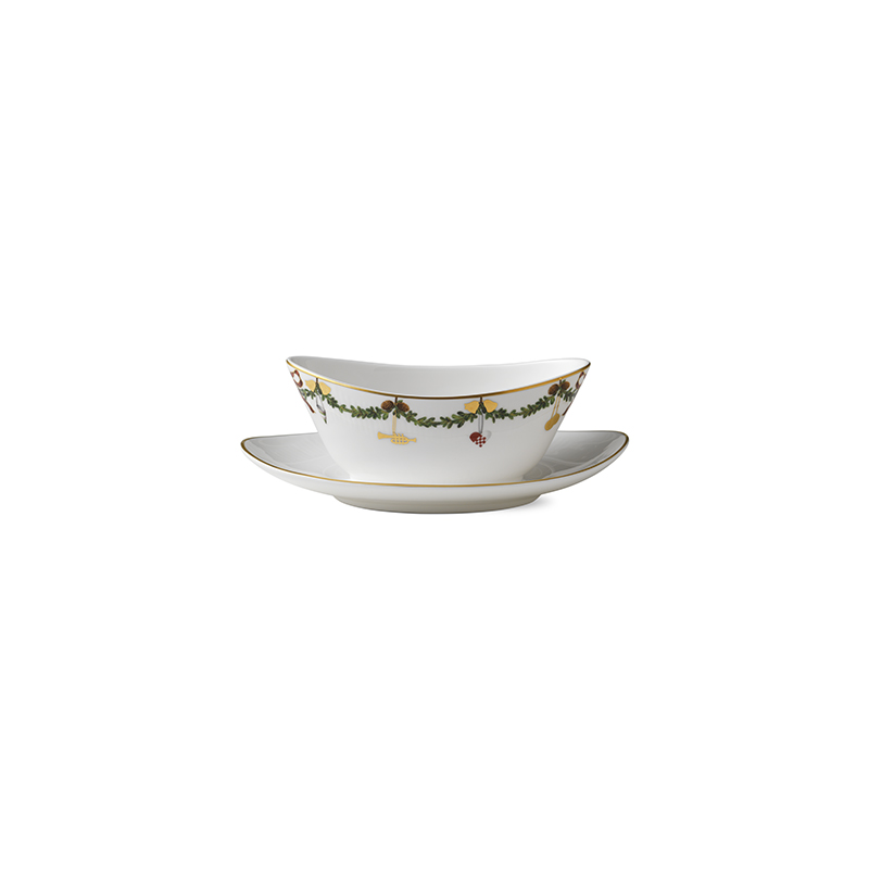 Sauciere - 430 ml Star Fluted Christmas Royal Copenhagen
