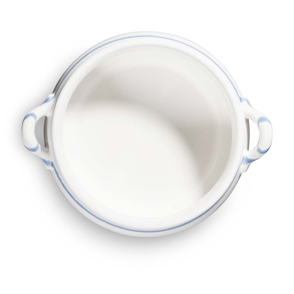 Blaugeflammt, Suppenschale (0,37L) - Gmundner Keramik