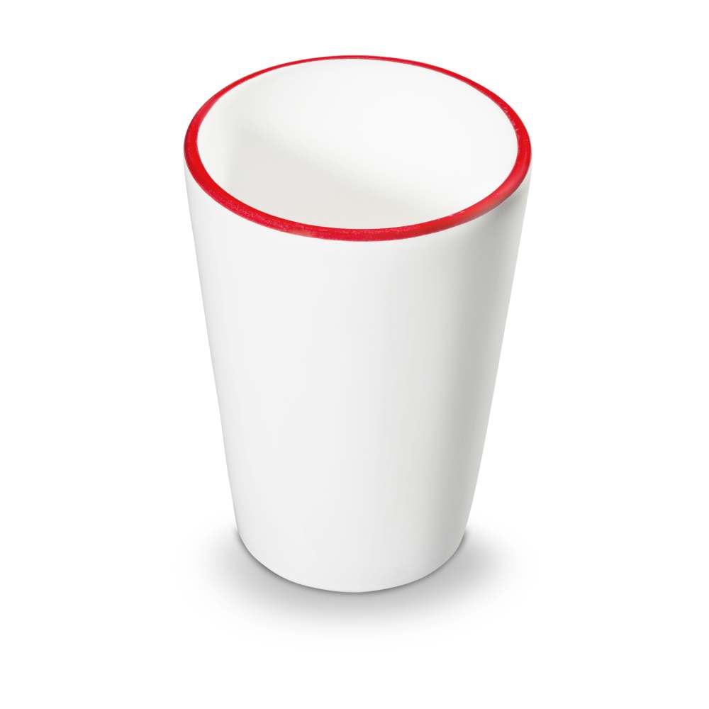 Rubinroter Hirsch, Trinkbecher (Höhe 11cm) - Gmundner Keramik