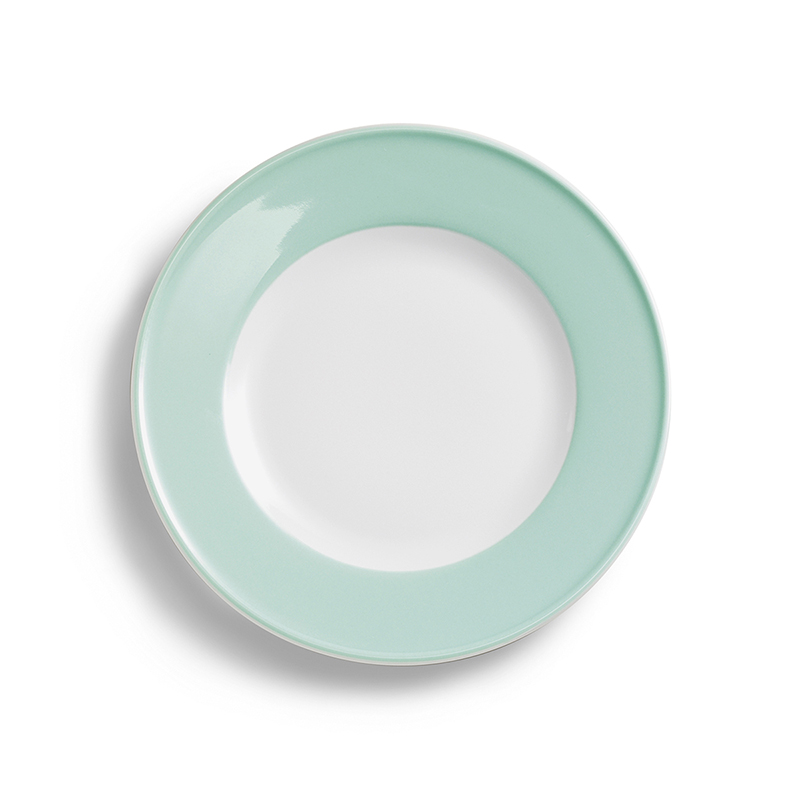 Teller flach 26 cm Fahne Solid Color Mint Dibbern