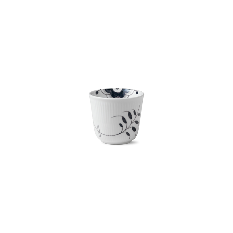Thermobecher - 260 ml Black Fluted Mega Royal Copenhagen