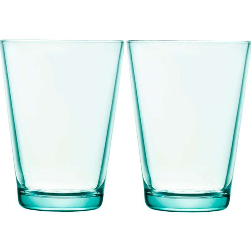 Glass - 400 ml – Wassergrün - 2 Stück Kartio Iittala