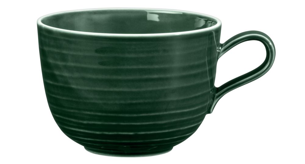 Milchkaffeeobertasse 0,38 l Terra Moosgrün Seltmann Weiden
