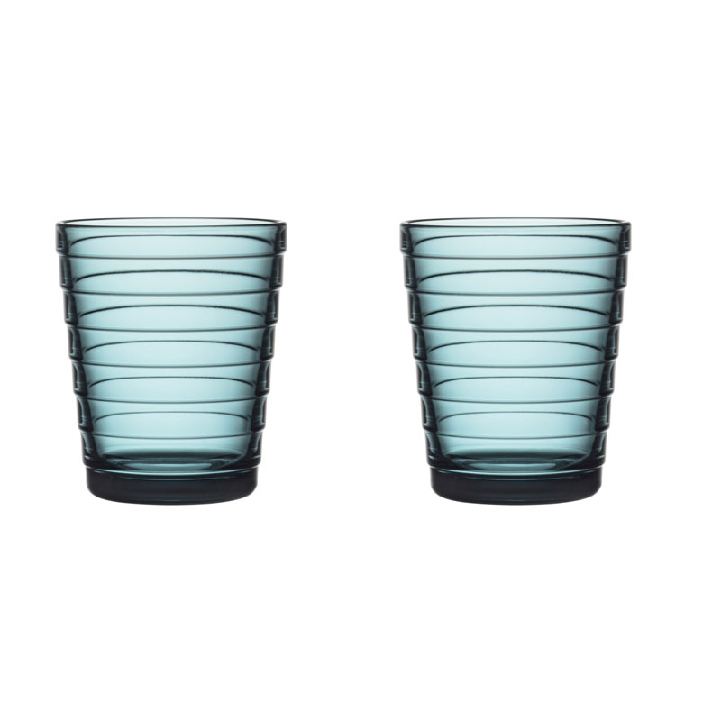 Glass – 220 ml - Seeblau - 2 Stück Aino Aalto Iittala