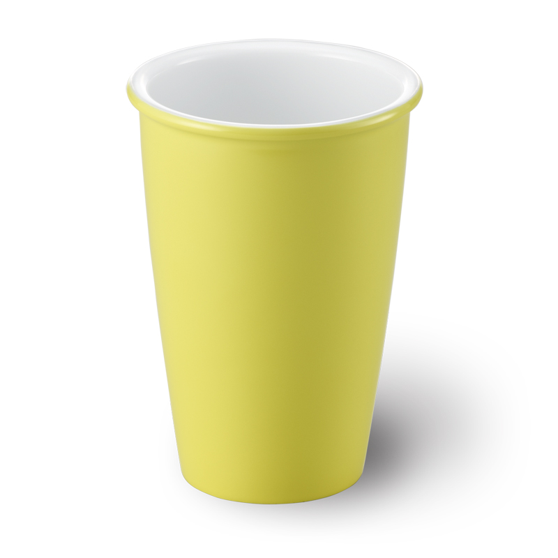 Coffee To Go Becher 0,35 l Solid Color Zitrone Dibbern