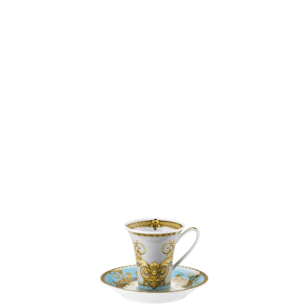 Espresso-/Mokkatasse 2-tlg. Versace Prestige Gala Bleu Versace by Rosenthal