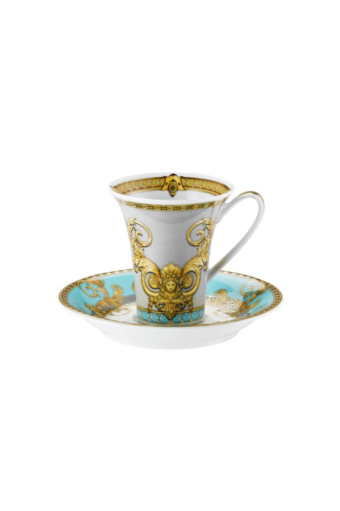 Espresso-/Mokkatasse 2-tlg. Versace Prestige Gala Bleu Versace by Rosenthal