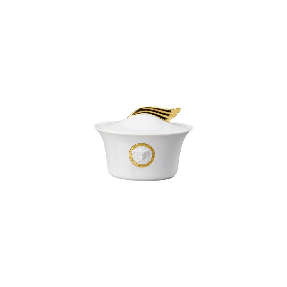 Zuckerdose 6 P. Ikarus Medaillon Meandre d`Or Versace by Rosenthal