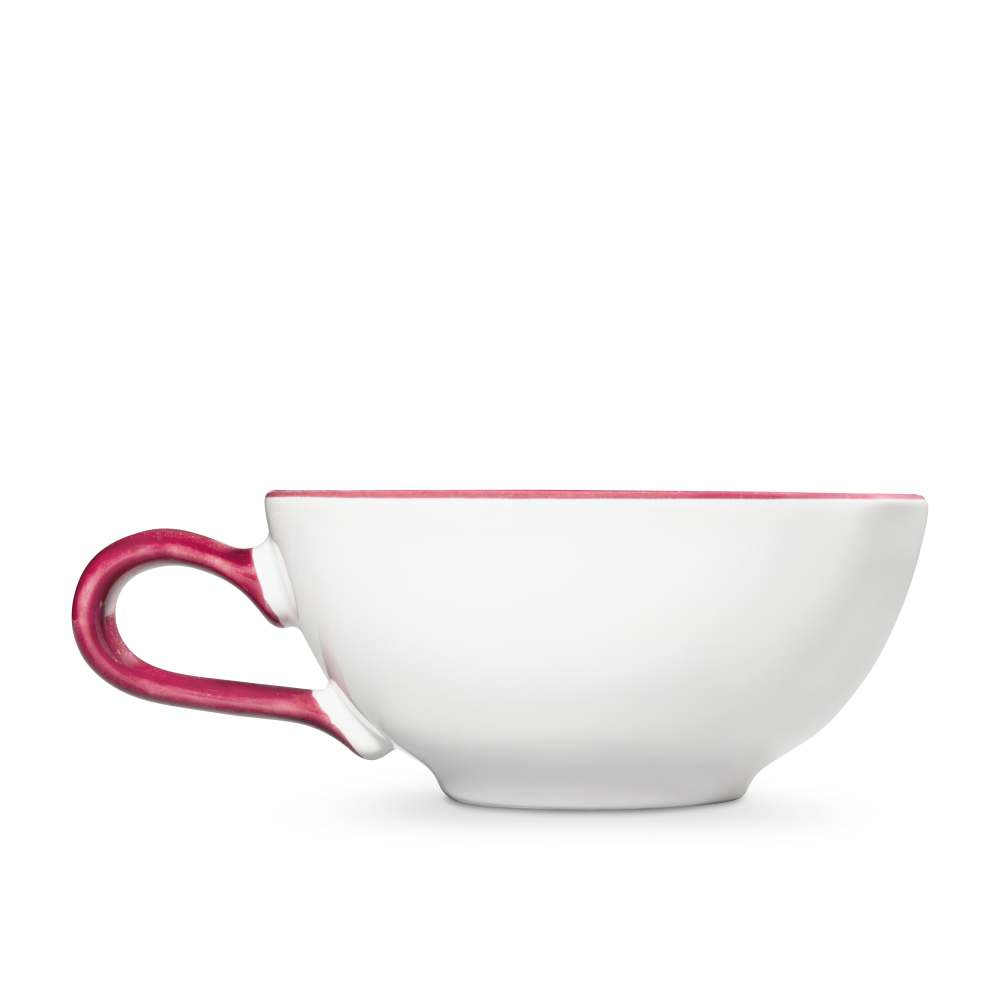 Bordeauxrot Hirsch, Teetasse Cup (0,17L) - Gmundner Keramik