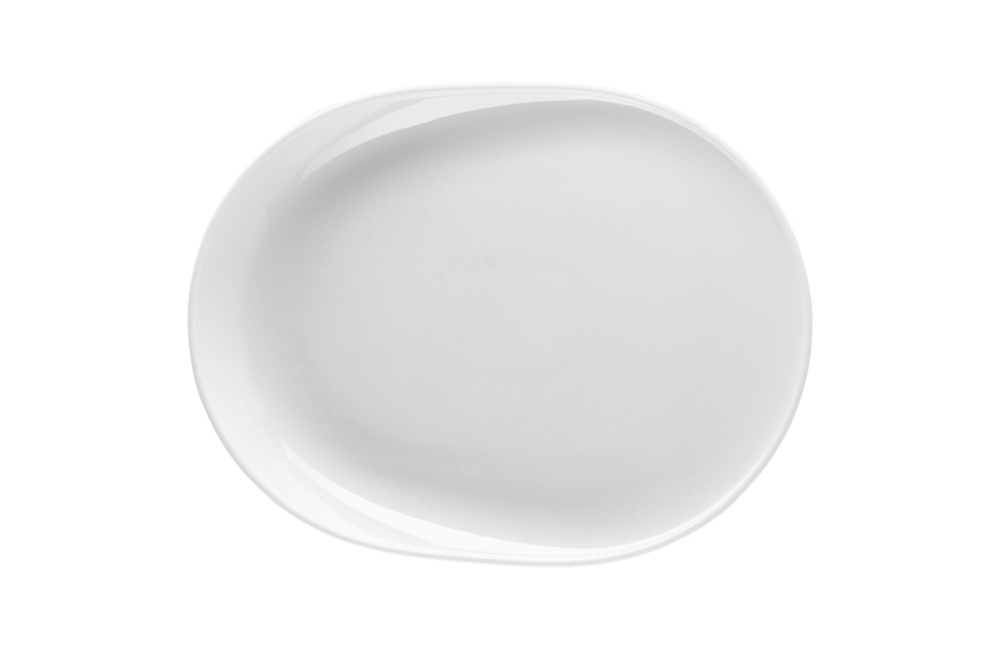 Teller oval 34 cm ONO Weiss Thomas Porzellan