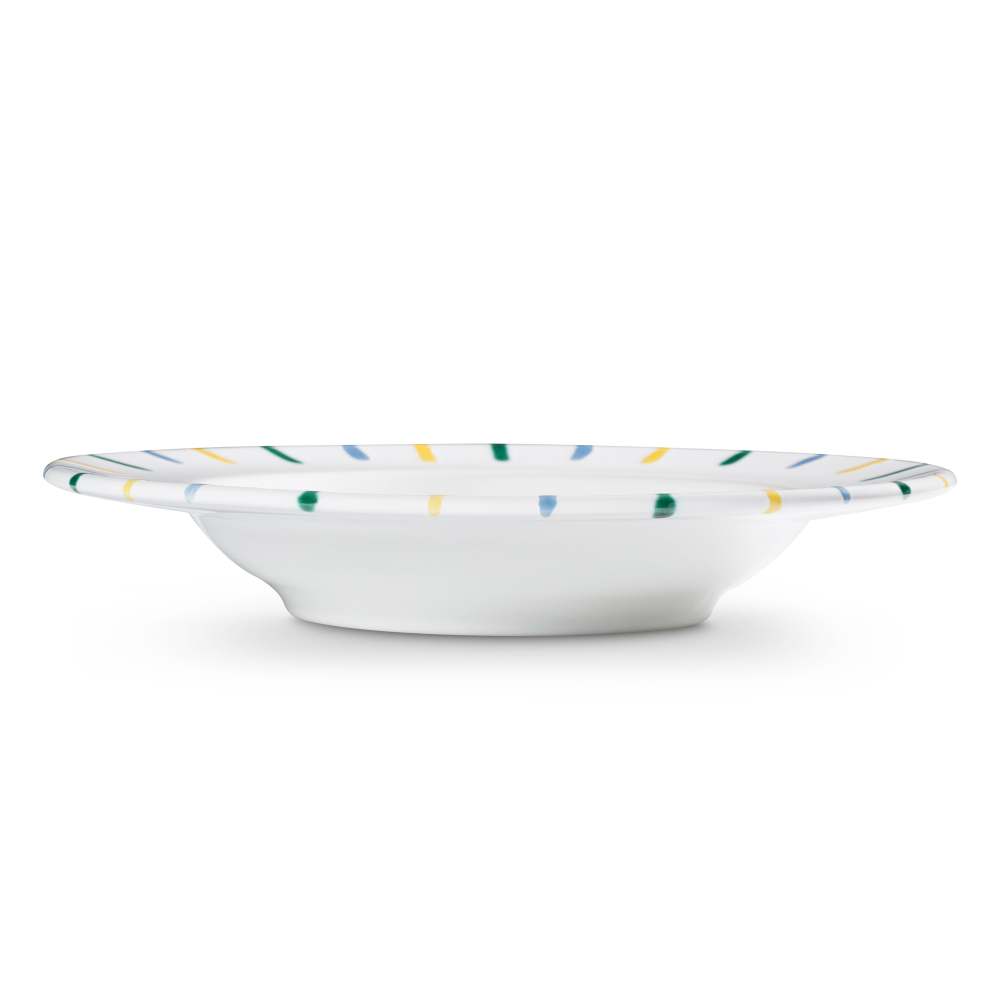 Buntgeflammt, Suppenteller Gourmet (Ø 24cm) - Gmundner Keramik