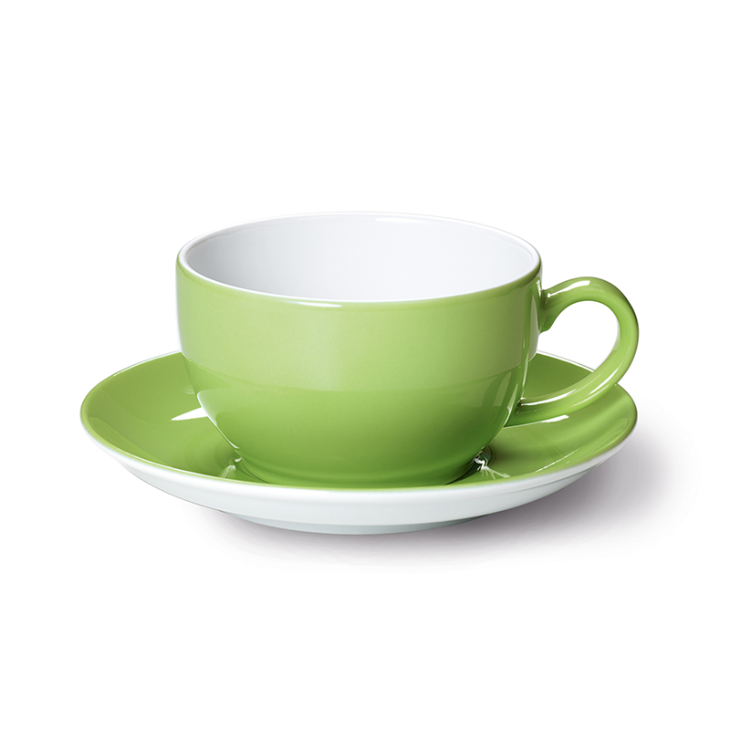 Cappuccino-Untertasse Solid Color Maigrün Dibbern