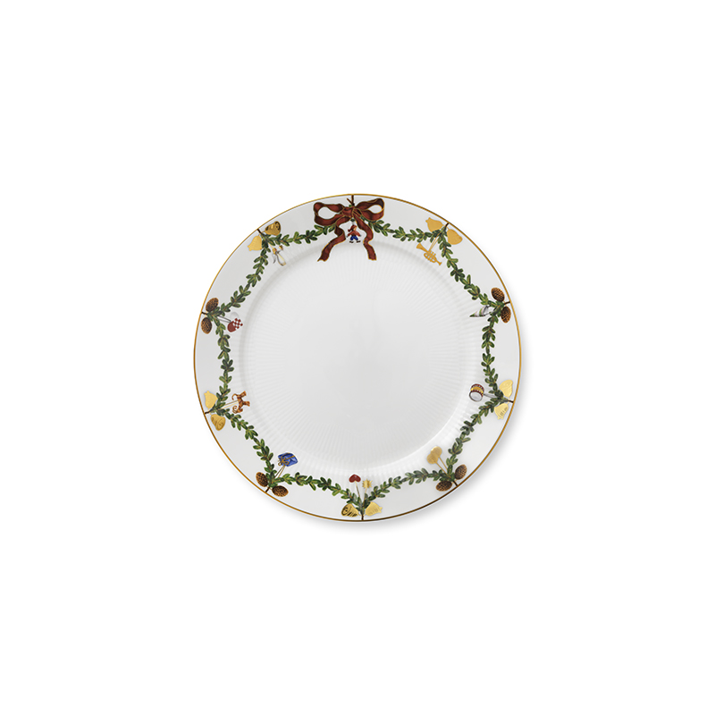 Speiseteller - 27 cm Star Fluted Christmas Royal Copenhagen