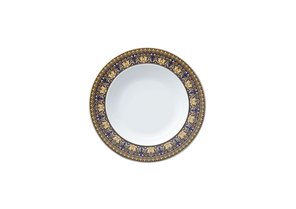 Suppenteller 22 cm Ikarus Medusa blau Versace by Rosenthal
