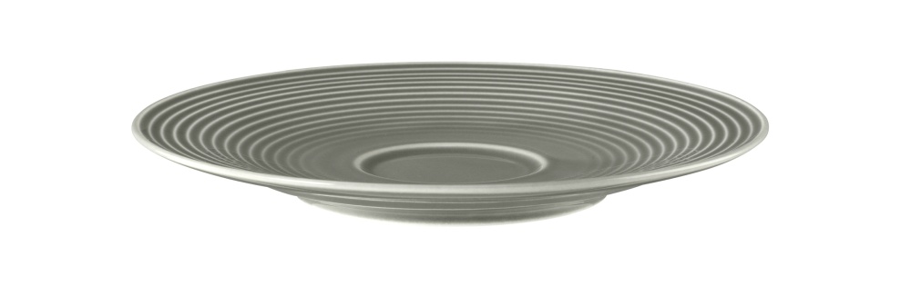 Kombi-Untertasse groß 16,5 cm Beat Perlgrau Seltmann Weiden