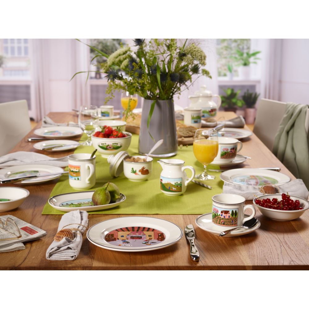 Frühstücksteller Kamin Design Naif Villeroy und Boch