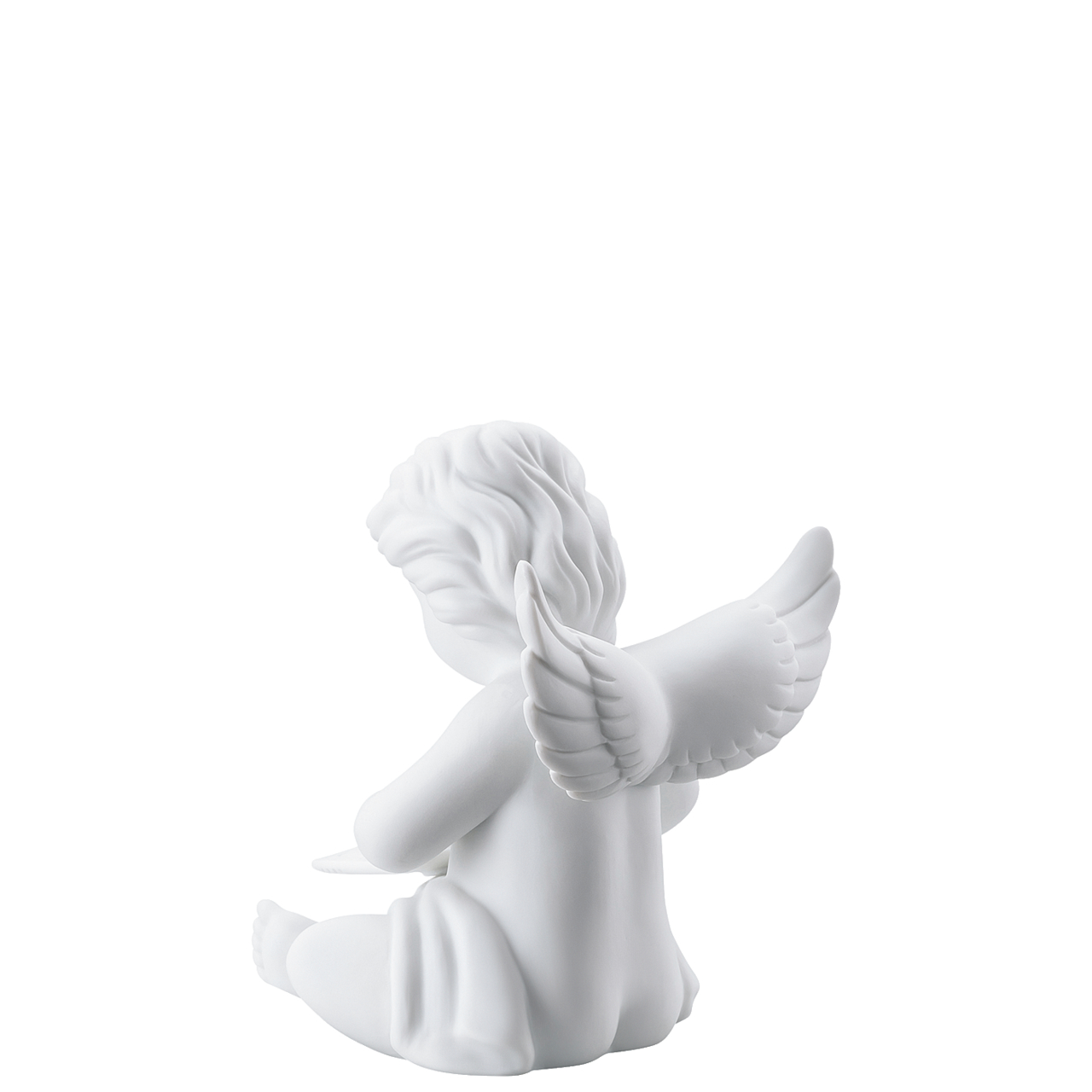 Engel mit Tablet Engel mittel Weiss matt Rosenthal