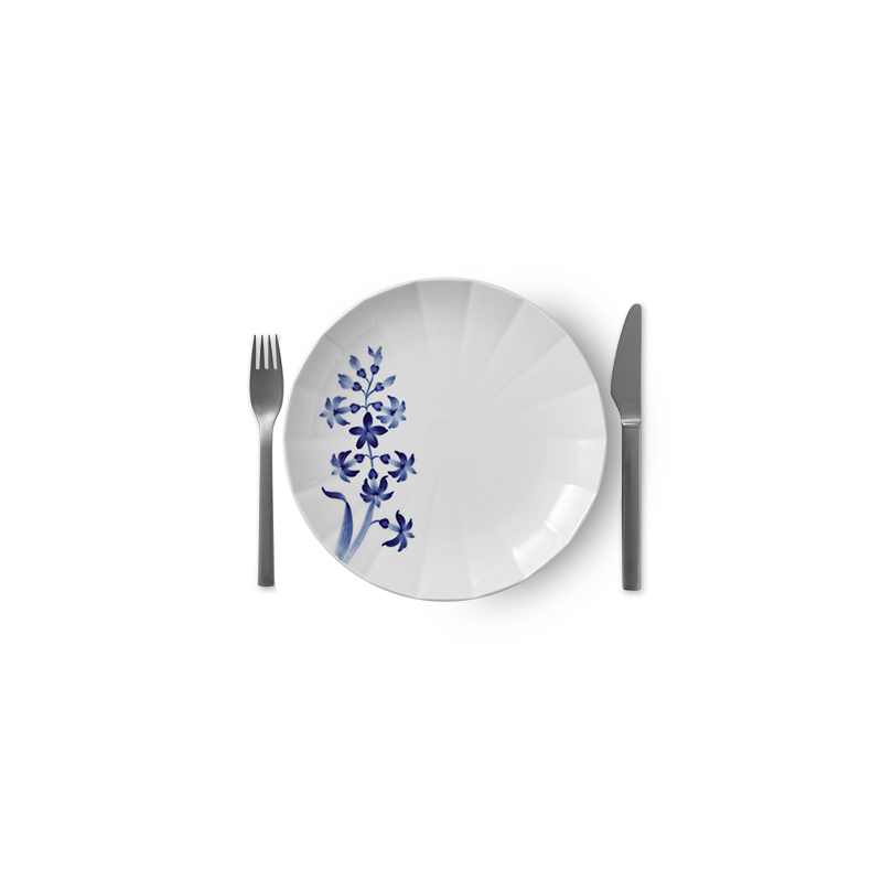 Frühstücksteller - Hyazinthe - 22 cm blomst Royal Copenhagen