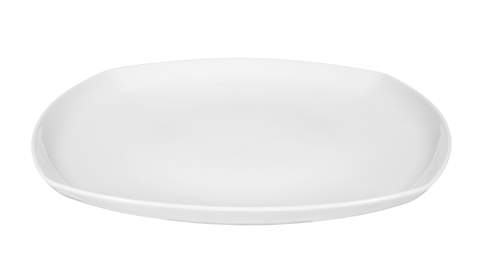 Speiseteller eckig 26 cm Lido Weiss Seltmann Weiden