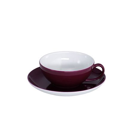 Tee-Untertasse Solid Color Bordeaux Dibbern