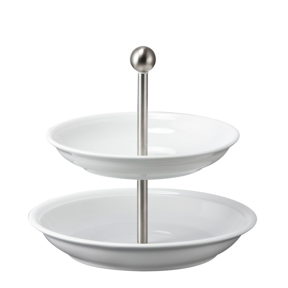 Etagere 2-tlg. Trend Weiss Thomas Porzellan