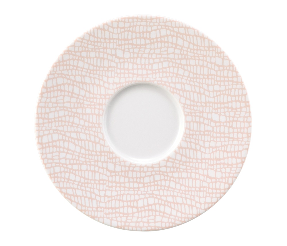 Kombi-Untertasse 16,5 cm Life Fashion Posh Rose Seltmann Weiden