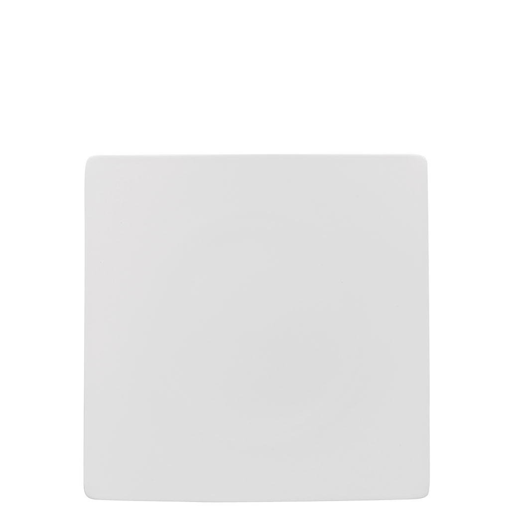 Teller quadratisch 23 cm flach Jade Weiss Rosenthal