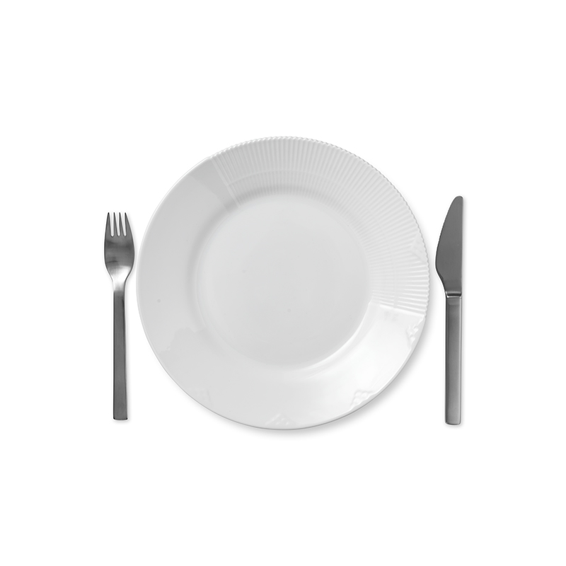Speiseteller - 28 cm White Elements Royal Copenhagen